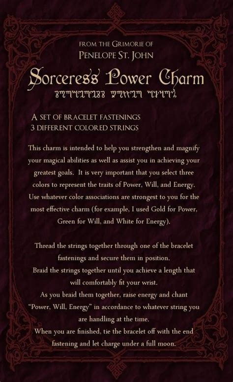 Magical sorceress pendant